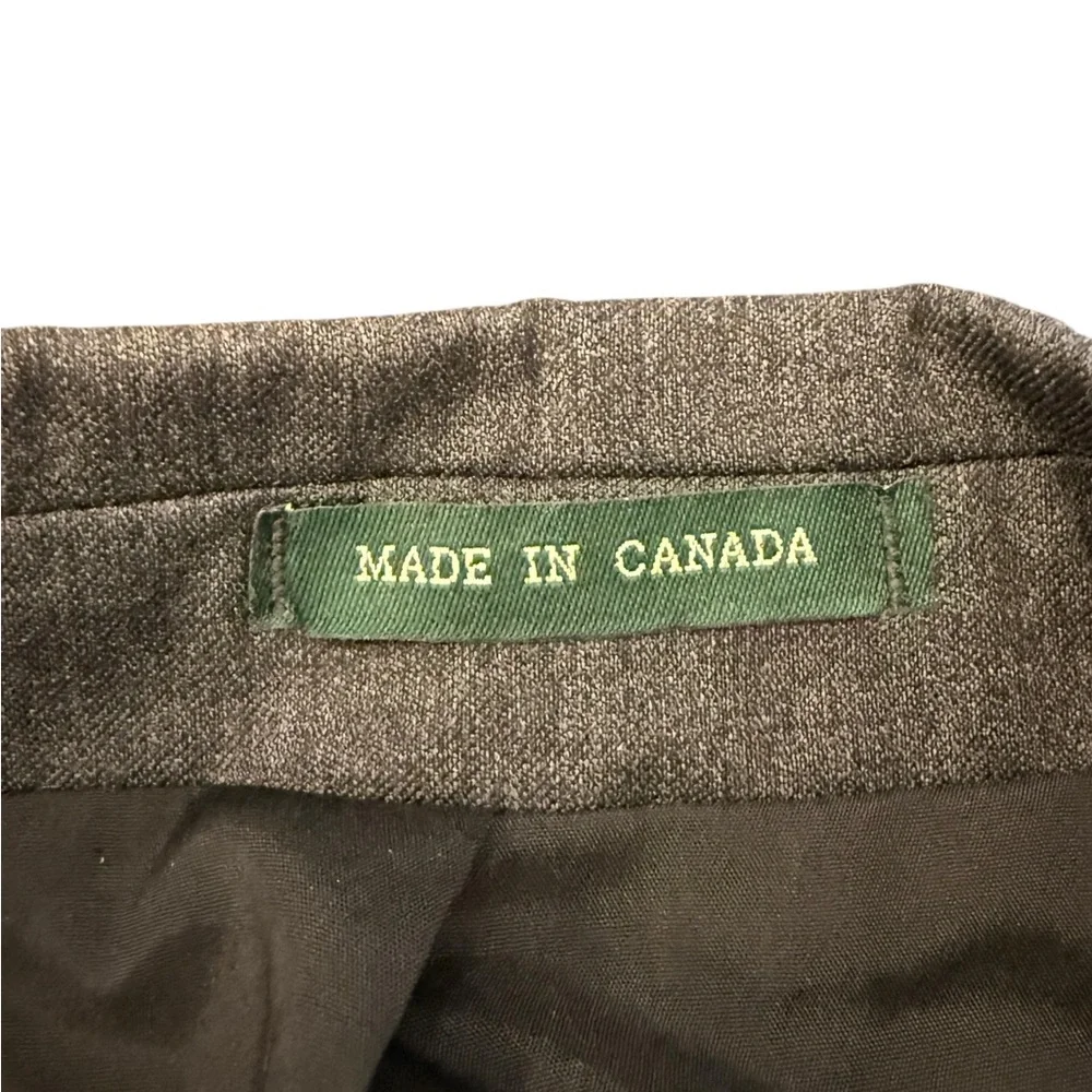 Vintage Lauren Ralph Lauren Virgin Wool Blazer Sport Coat Mens 2 Button 44S Grey